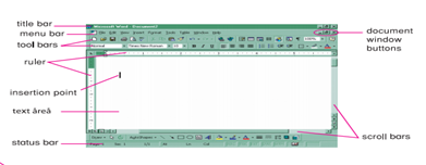 Using toolbars to format a document