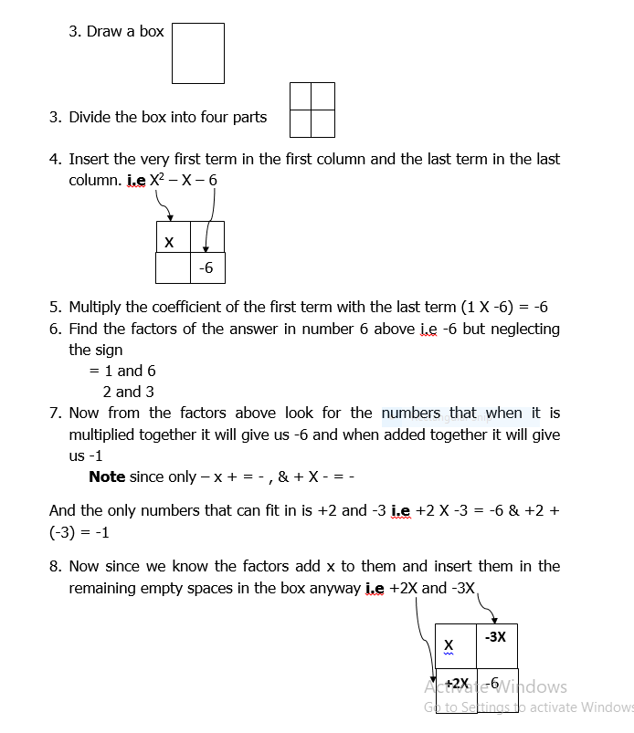 Algebraic Expressions