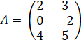 MATRICES II