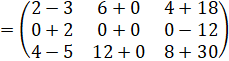 MATRICES II