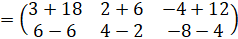 MATRICES II