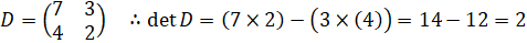MATRICES II