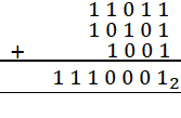 Basic Operations with Binary
