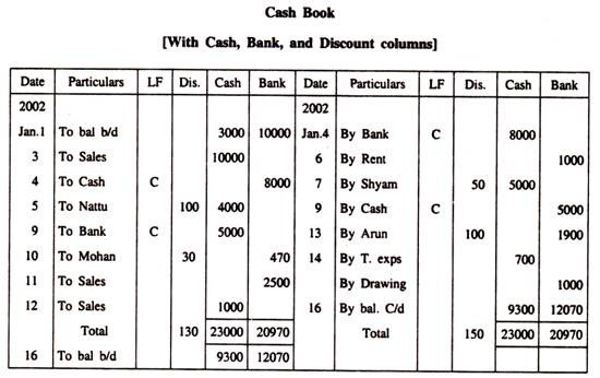 Cash Book I