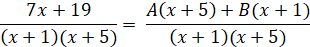 Partial Fractions Partial Fractions