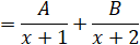Partial Fractions Partial Fractions