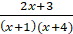 Partial Fractions