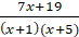 Partial Fractions