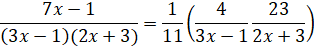 Partial Fractions Partial Fractions