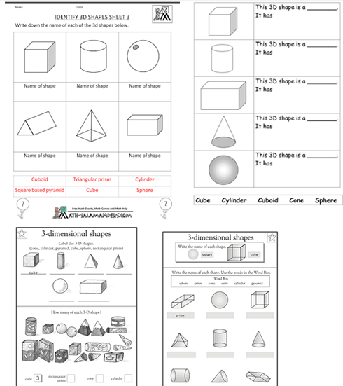 Lesson Note On THREE-DIMENSIONAL SHAPES. - Mathematics Primary 2 (Basic ...